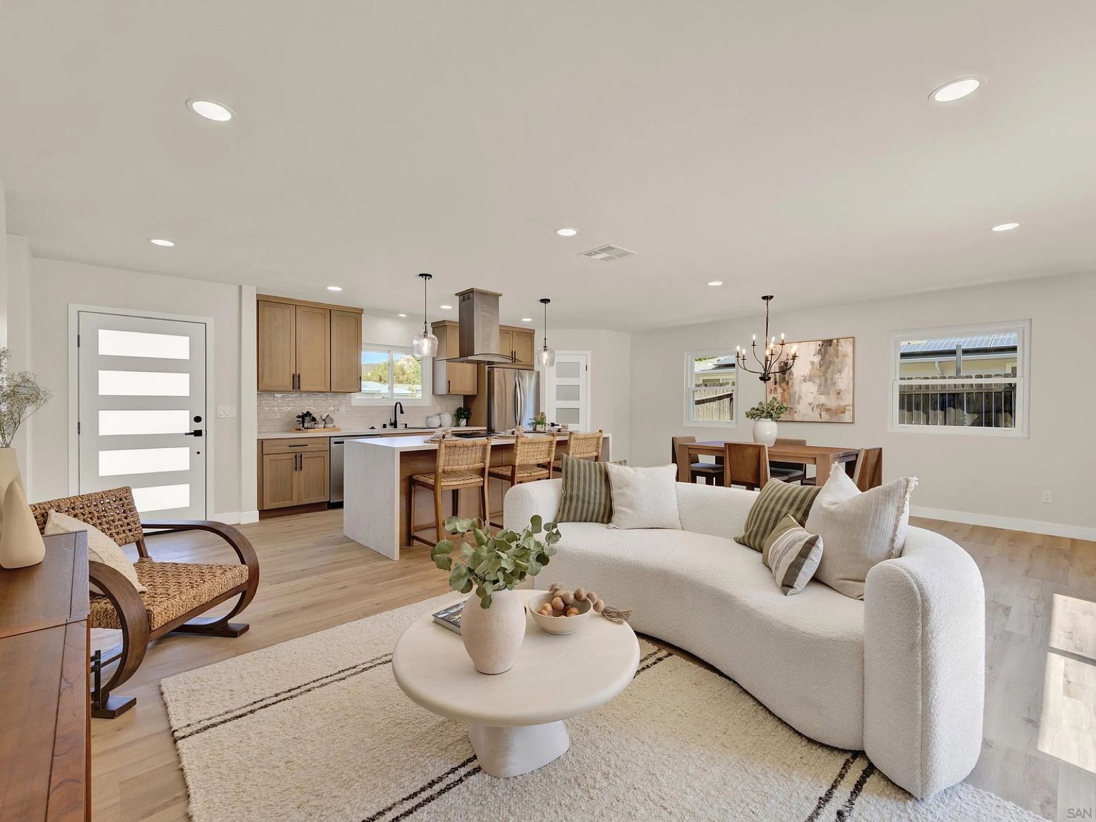 Poway remodel living area redesigned by Titan