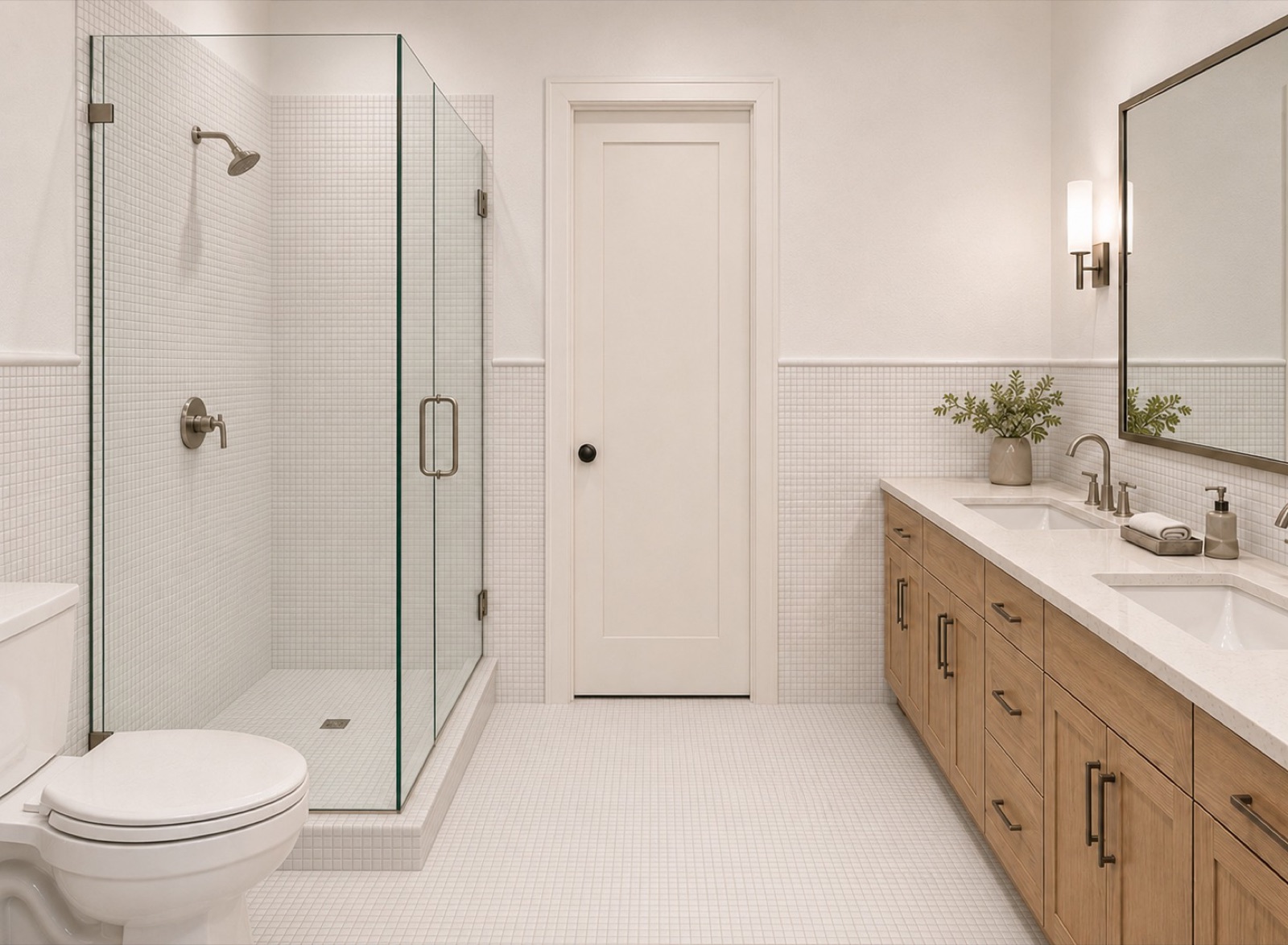 Spring Valley ADU bathroom rendering